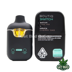 Boutiq Switch 2g Disposable- Cake Mix + Cherry Gas (Sativa/Indica)