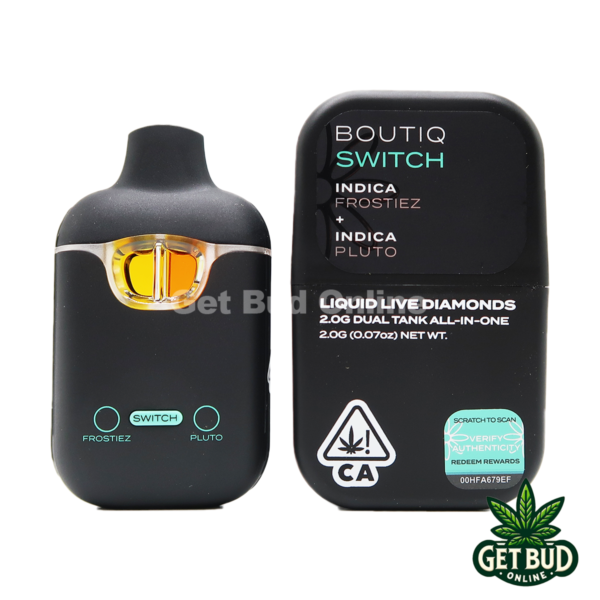 Boutiq Switch 2g Disposable – Frostiez + Pluto Liquid Live Diamond